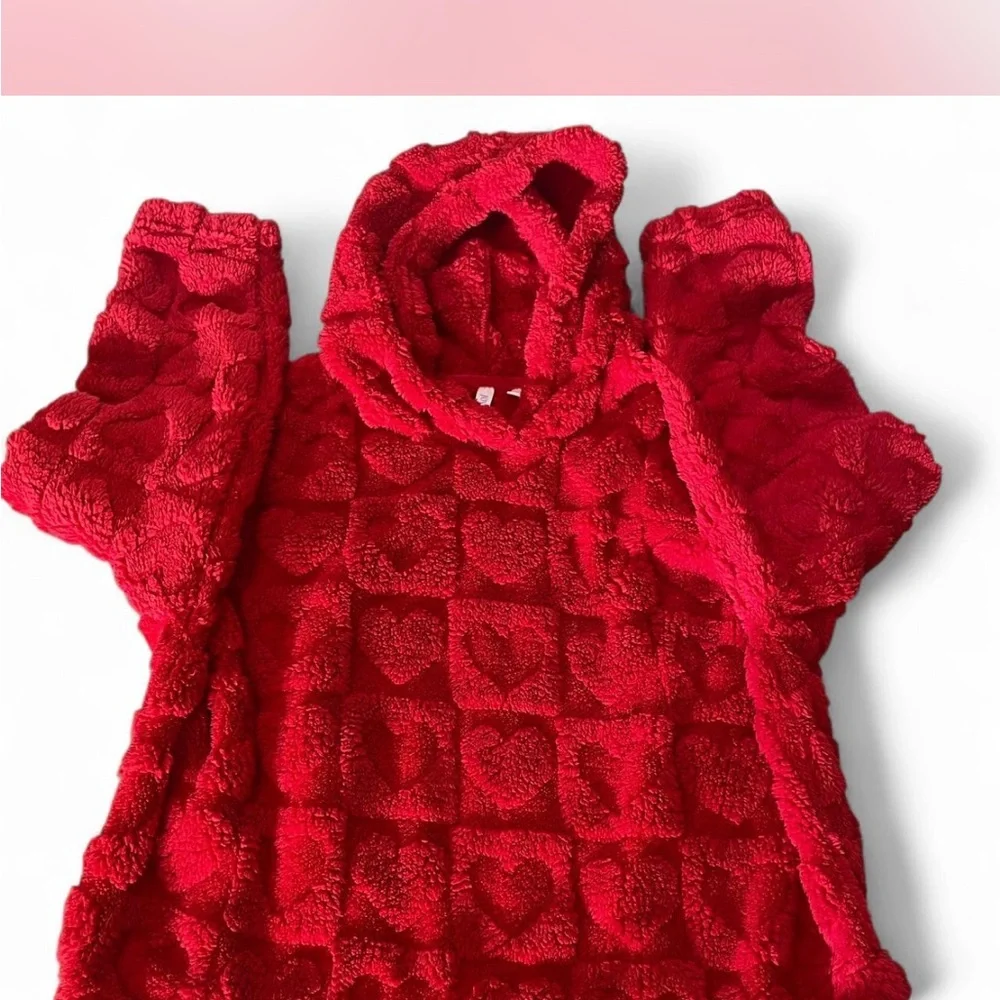 Cozy Red Heart Pajama Set